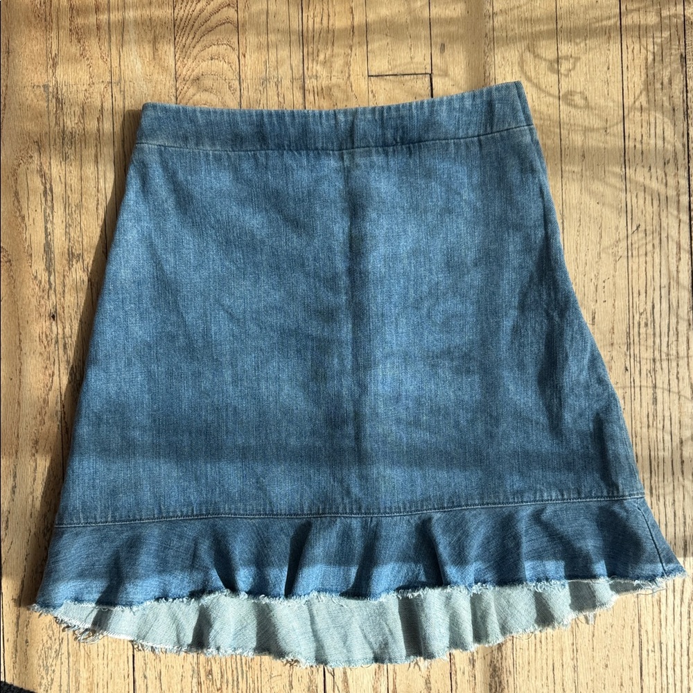 Show Me Your Mumu Jean Skirt Size Small
